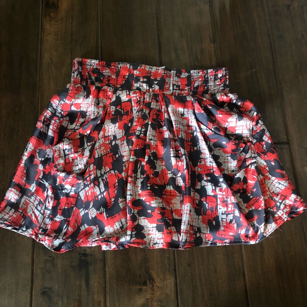 Multicolored flowy Forever 21 skirt
